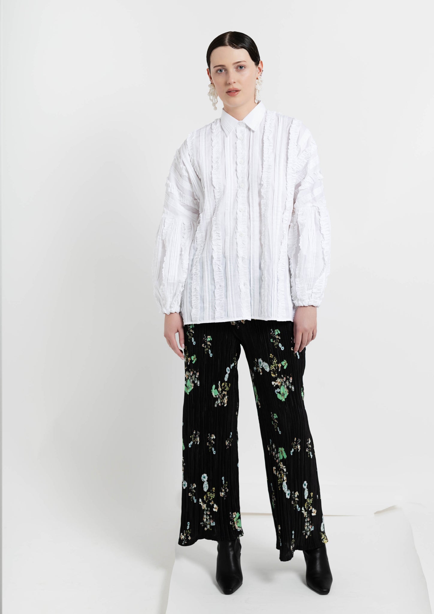 Flora Ruffled shirt / no 2