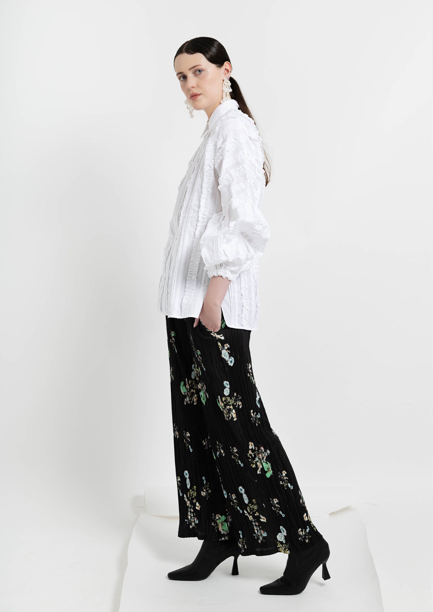 Flora Ruffled shirt / no 2