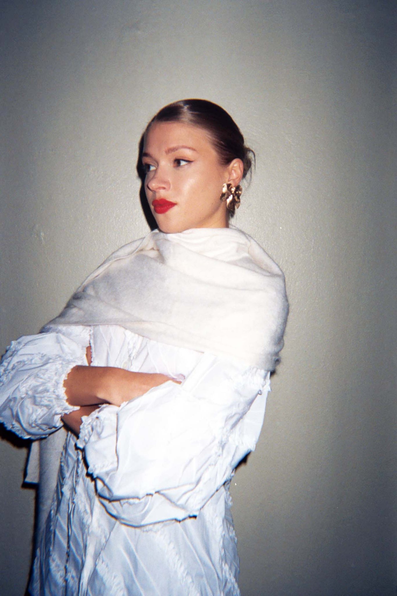 Pixie cashmere scarf / off white