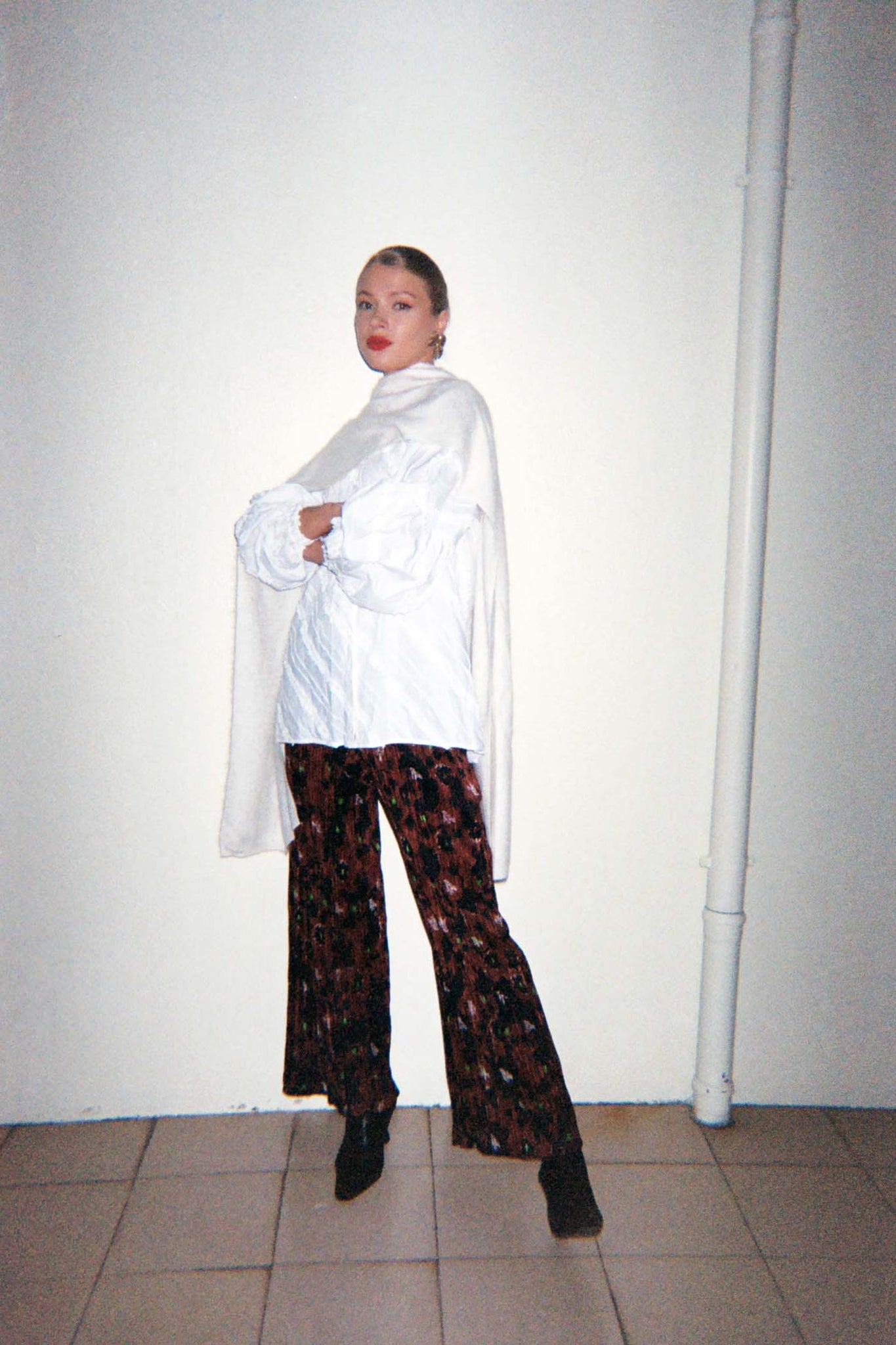 Pixie cashmere scarf / off white