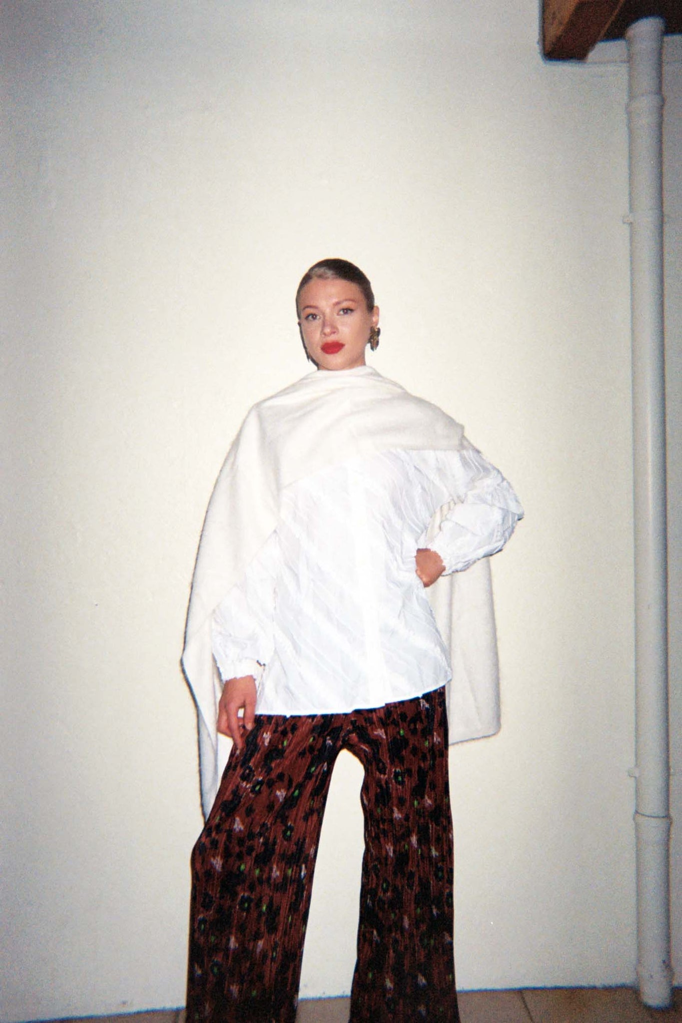 Pixie cashmere scarf / off white