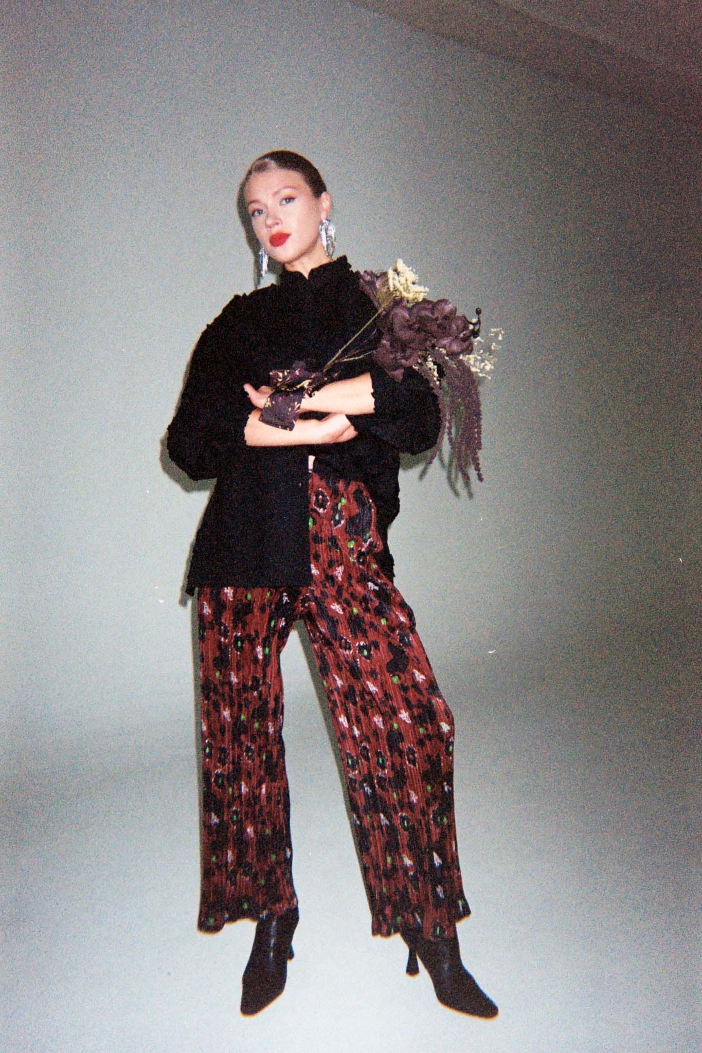 PIA pleated trousers