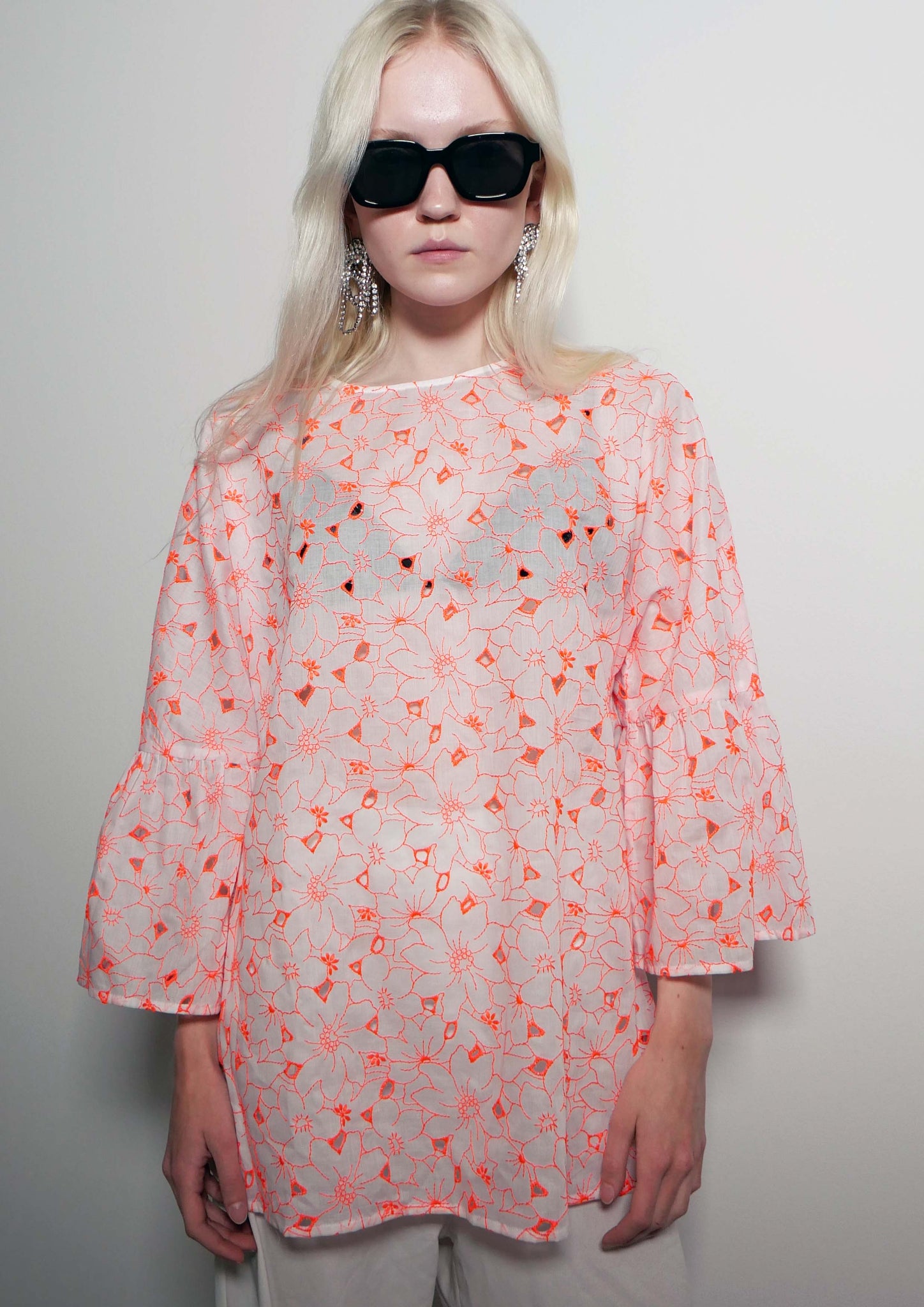 La Fleur embroidered top